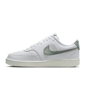 Nike Women's Court Vision Low Next Nature White and Gray Sneakers